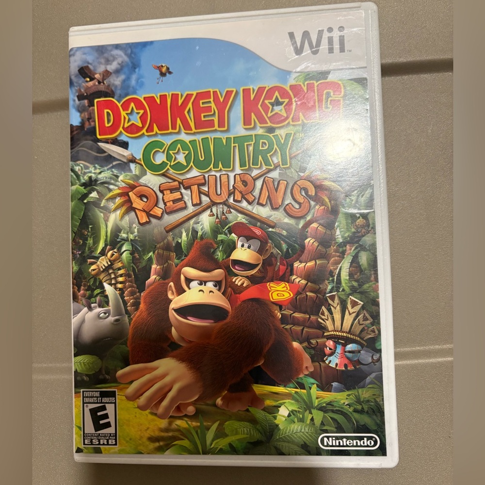 Nintendo Donkey Kong Country Returns - Wii Game Cover